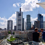 Frankfurt am Main: Auf der Galeria Skylounge (Juni 2022). Foto: Frank Behrens